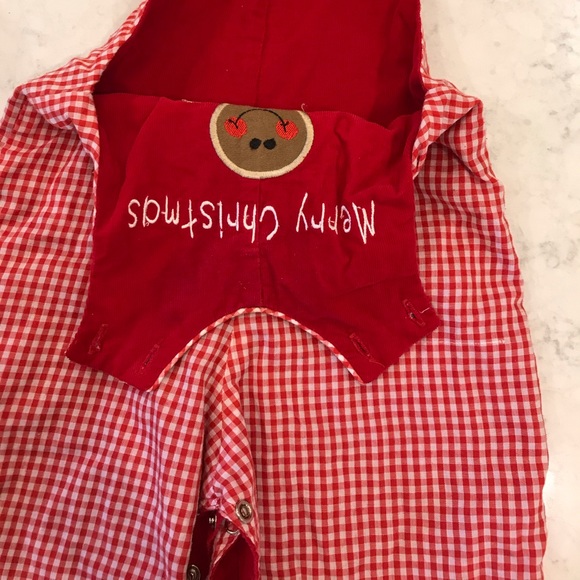 Reversible red Overalls - Picture 8 of 8